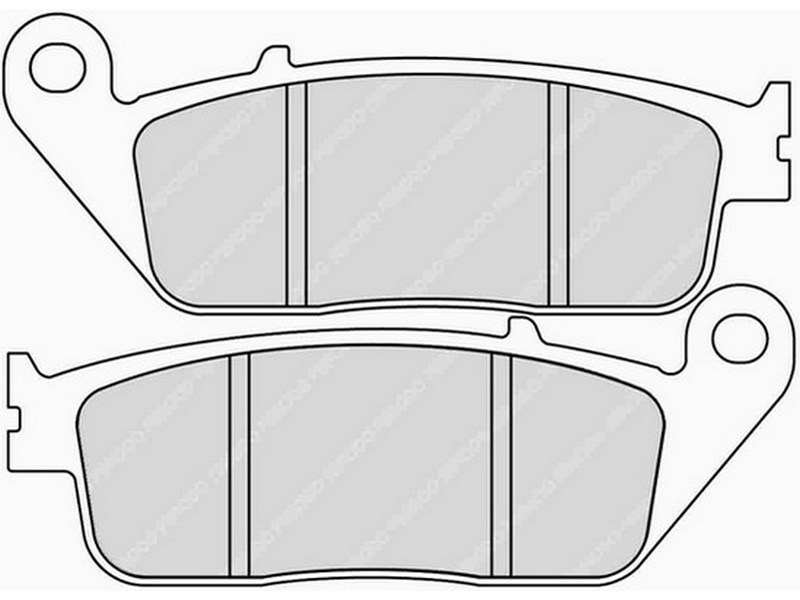 FERODO Brake pad for motorcycle 10931499 Road, scooter, Maxi Scooter SM, Sintergrip, set for a brake disc!
Version: Str Gp MAXI SCOOT SM, Width [mm]: 102, Height [mm]: 39, Thickness [mm]: 8,3, Container Type: Carton