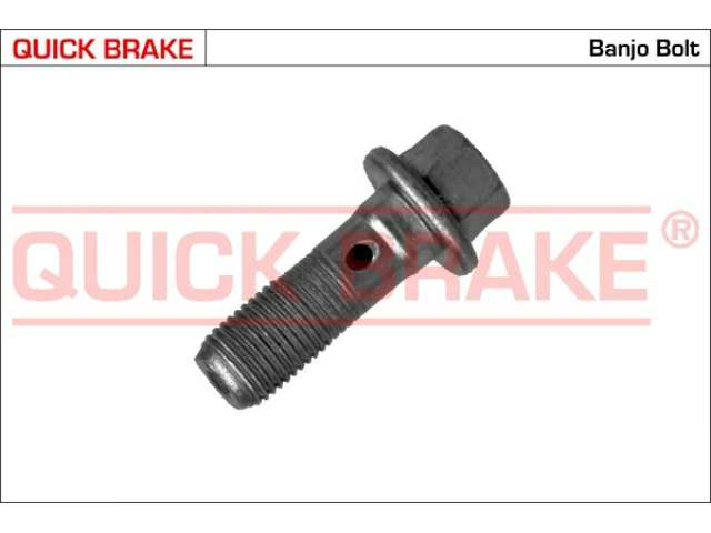 QUICK BRAKE Hohlschraube 312237 Für Bremsrohr, 10 PCs/Pack
Länge [mm]: 37, Gewindemaß: M10x1, Gewindeart: mit Außengewinde, Schlüsselweite: 11, Ergänzungsartikel/Ergänzende Info: für Bremsschläuche