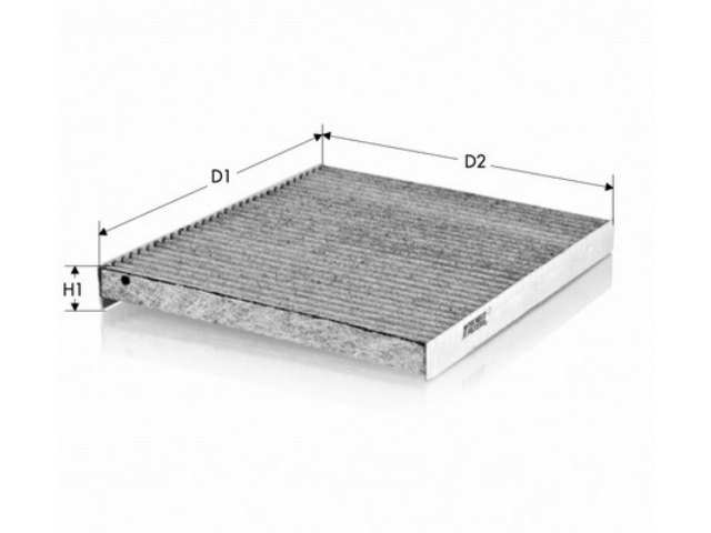 TECNECO FILTERS Innenraumluftfilter 10552224 Aktivkohlefilter
Länge [mm]: 214, Breite [mm]: 200, Höhe [mm]: 30, Filterausführung: Aktivkohlefilter