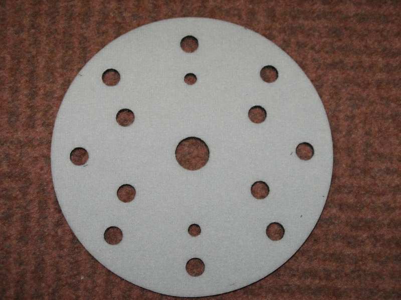 3M Schleifscheibeneinsatz 122945 3M Hookit 861a, Klettverschluss Weicherfassung, Durchmesser 150 mm, M8, 15 Löcher