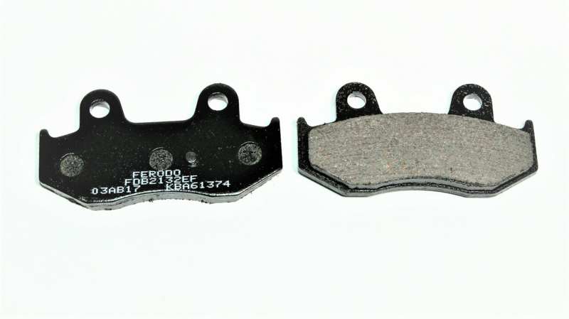 FERODO Brake pad for motorcycle 10931422 Road, Road EF, ECO-FRICTION, Set to a Brake Discs!, 3 mm needle on the back