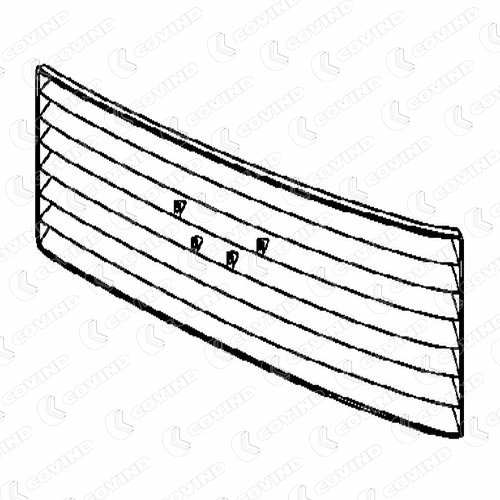 COVIND Kühlergitter 446895 Gewicht [kg]: 7,850