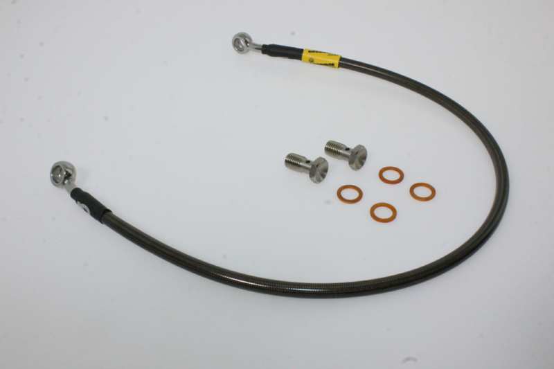 GOODRIDGE Bremsleitung 10204201 Hinten mit rostfreier Anpassung, Kohlenstofffarbe