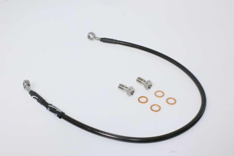 GOODRIDGE Bremsleitung 10203956 Hinten mit rostfreier Anpassung, Kohlenstofffarbe 1.