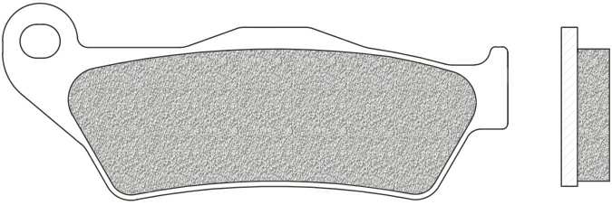NEWFREN Brake pad for motorcycle 10612969 HD, Road, Sintered, Set to a Brake Disc!