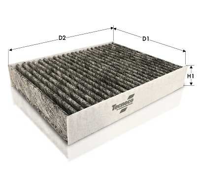 TECNECO FILTERS Innenraumluftfilter 10673526 Länge [mm]: 194, Breite [mm]: 145, Höhe [mm]: 30, Filterausführung: Aktivkohlefilter