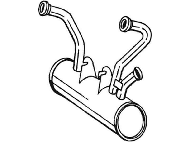 BOSAL Auspufftopf 555017 vordere
zusätzlich benötigte Artikel siehe Zubehörliste: 1.