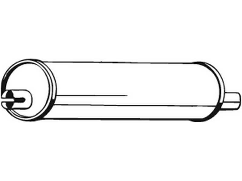 BOSAL Auspufftopf 560005 hintere
zusätzlich benötigte Artikel siehe Zubehörliste: 1.