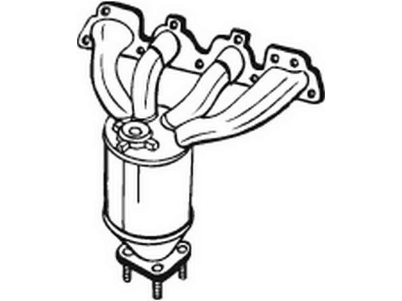 BOSAL Katalyzator 553134 Ergänzungsartikel/Ergänzende Info 2: mit Anbauteilen, Abgasnorm: Euro 3, Euro 4, mit Umweltsiegel: Blauer Engel