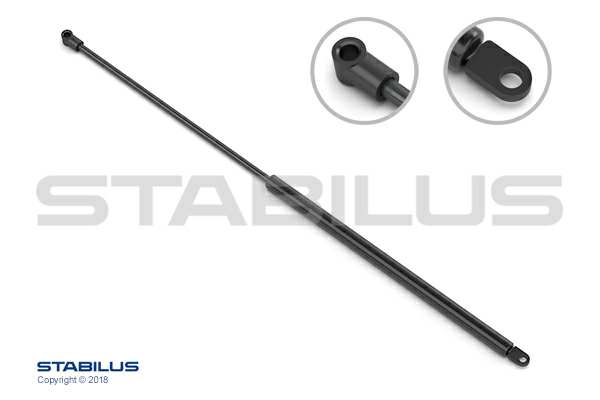 STABILUS Gasfeder 155804 Länge [mm]: 685, Hub [mm]: 295