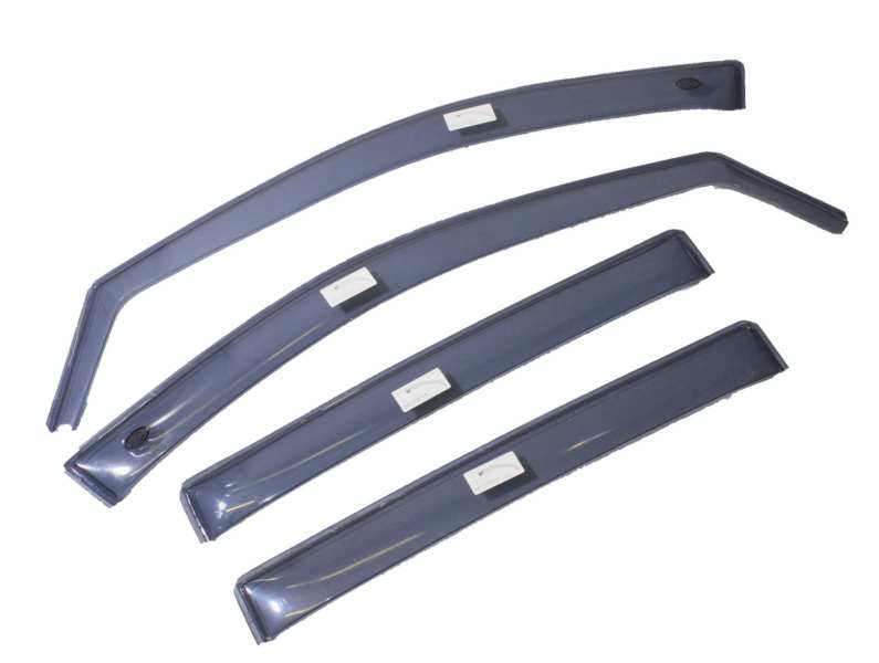 SZATUNA Luftabweiser 698784 Front+Heckset (4 PCs), Ford Ranger, 4 Türen, 2012-2016, Fensterrahmen, nicht klebrig. Geprägte Form. Im Durchschnitt 7 cm breit. Es geht durch die gesamte Länge des Fensterrahmens. Transparente Rauchfarbe. Boxinhalt: 1 Set (vorne+hinterher) Luftabweiser, Zeichnungsanweisungen, Befestigungselemente. 1.