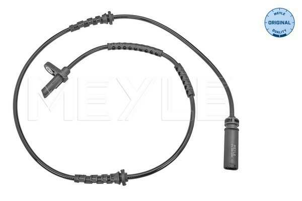 MEYLE Raddrehzahlsensor 11016554 Sensorart: Hallsensor, Kabellänge [mm]: 895, Anzahl der Steckkontakte: 2, Einbauposition: Vorderachse