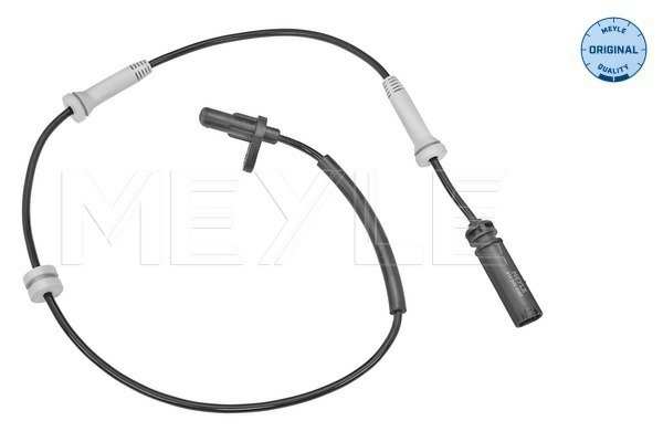 MEYLE Raddrehzahlsensor 11016549 Sensorart: Hallsensor, Kabellänge [mm]: 775, Anzahl der Steckkontakte: 2, Einbauposition: Vorderachse