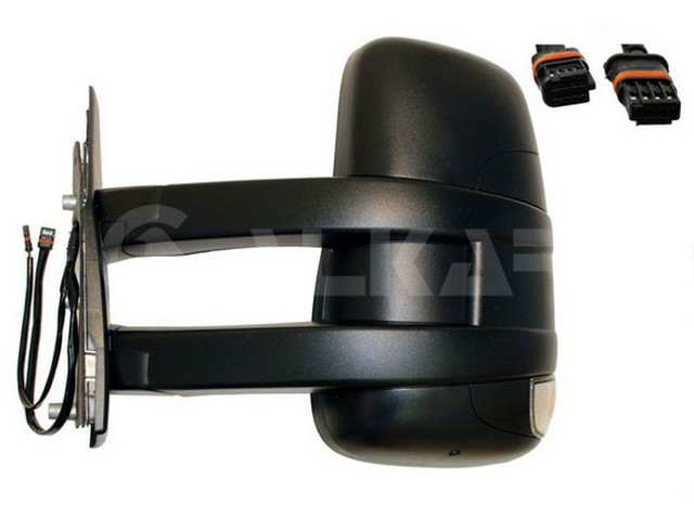 ALKAR Außenspiegel 10731521 Einbauseite: links, Qualität: 2 CONNECTORS, ALKAR, Lampenart: W16W, Betriebsart: elektrisch, Leuchtefunktion: mit Blinklicht, Links-/Rechtslenker: für Linkslenker, Anschlussanzahl: 11, Außen-/Innenspiegel: mit Temperatursensor, beheizt, Komplettspiegel, mit Weitwinkelspiegel, langer Spiegelarm, konvex 
Einbauposition: links, Lampenart: W16W, Betriebsart: elektrisch, Leuchtefunktion: mit Blinklicht, Links-/Rechtslenker: für Linkslenker, Anzahl der Steckkontakte: 11, Anschlussanzahl: 2, Außen-/In