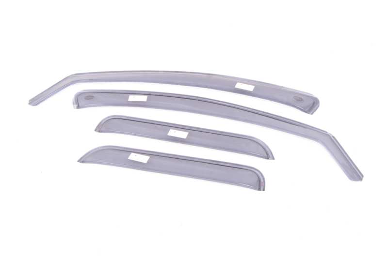 SZATUNA Luftabweiser 11029573 Front+Heckset (4 PCs), Dacia Duster II, 2017, 5 Türen, Fensterrahmen, nicht klebrig. Geprägte Form. Im Durchschnitt 7 cm breit. Es geht durch die gesamte Länge des Fensterrahmens. Transparente Rauchfarbe. Boxinhalt: 1 Set (vorne+hinterher) Luftabweiser, Zeichnungsanweisungen, Befestigungselemente.