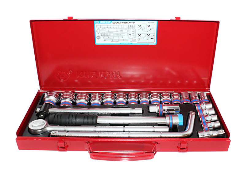 KING TONY Steckschlüsselsatz 136036 24 dB, 1/2 ", Handbuch, 6* 1.