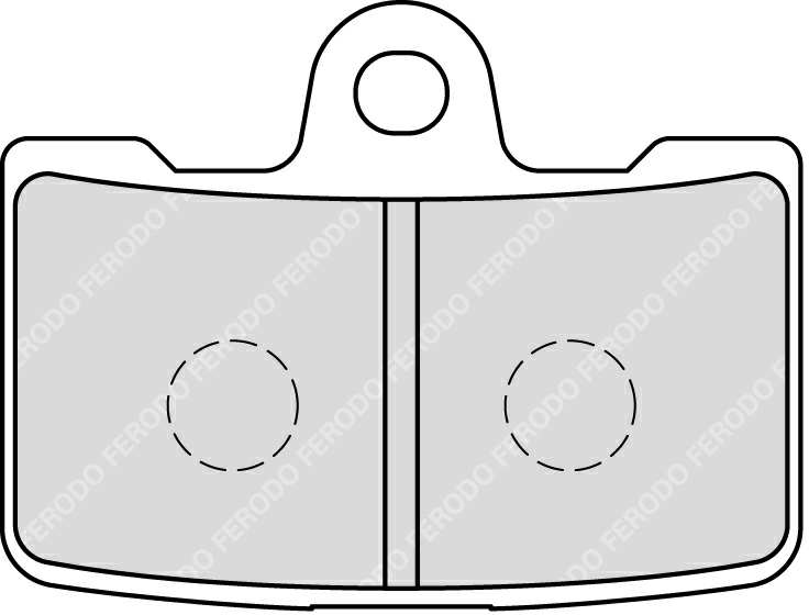 FERODO Brake pad for motorcycle 11148569 