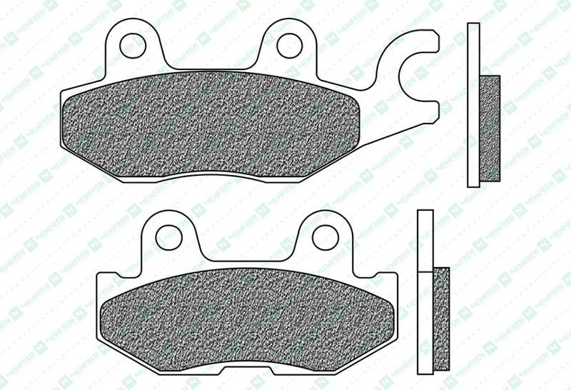 NEWFREN Brake pad for motorcycle 11174560 Off-Road, ATV, Sinter, Set, for a Brake Discs!