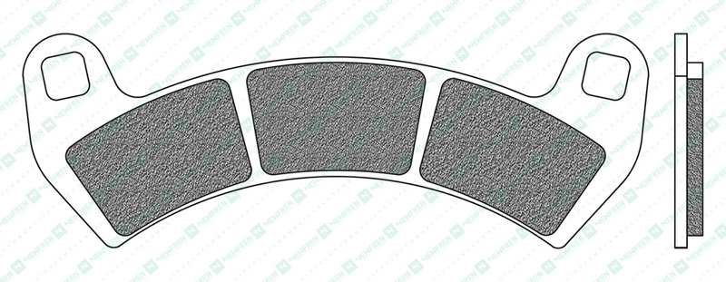 NEWFREN Brake pad for motorcycle 11174575 Off-Road, ATV, Sinter, Set, for a Brake Discs!
