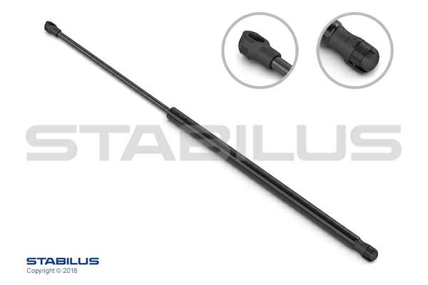 STABILUS Gasfeder 156092 Länge [mm]: 275,5, Hub [mm]: 100