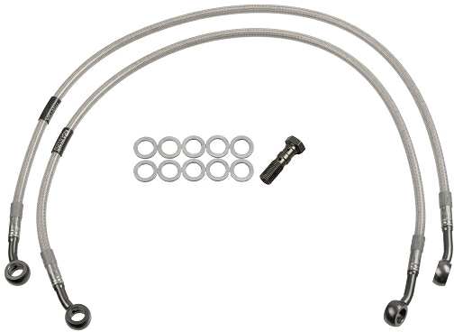 TRW Bremsleitung 200864 Set, Stahl -Covered, 2 PCs/Paket
Oberfläche: kunststoffummantelt, Material: Aluminium, Farbe: titan, Ergänzungsartikel/Ergänzende Info 2: Stahlflex, mit Hohlschraube, Ergänzungsartikel/Ergänzende Info: mit transparenter Ummantelung, mit Doppelhohlschraube