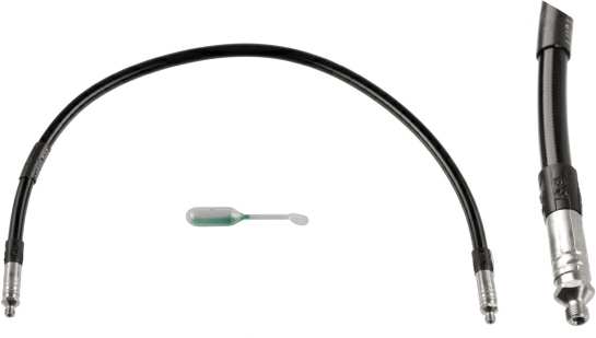 TRW Bremsleitung (montierbar) 204673 schwarz
Ergänzungsartikel/Ergänzende Info 2: Stahlflex, Oberfläche: kunststoffummantelt, Farbe: schwarz, Länge [cm]: 43