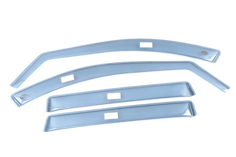 SZATUNA Luftabweiser 698916 Front+Heckset (4 PCs), Renault Scenic, 5 Doors, 2009, Fensterrahmen, nicht klebrig. Geprägte Form. Im Durchschnitt 7 cm breit. Es geht durch die gesamte Länge des Fensterrahmens. Transparente Rauchfarbe. Boxinhalt: 1 Set (vorne+hinterher) Luftabweiser, Zeichnungsanweisungen, Befestigungselemente.