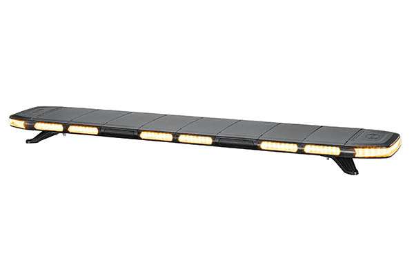 HELLA Signalsystem, Einsatzfahrzeug 11300049 Montageart: Anbau, geschraubt, Spannung [V]: 12, 24, Lampenart: LED, Leuchten-Bauart: LED, Leuchtefunktion: mit blitzendem Warnsignal, Lichtfarbe: gelb (amber), Länge [mm]: 1524, Schutzart (IP-Code): IPX9K, IP6K4K, erfüllt ECE-Norm: R65, R148, R10, Temperaturbereich von [°C]: -40, Temperaturbereich bis [°C]: +65, Lichtscheibenfarbe: glasklar, Gehäusefarbe: schwarz, Gehäusematerial: Kunststoff, Betätigungsart: Druckbetätigung, Kabellänge [mm]: 4000, Montage/Demontage durch Fachpersonal erforderli