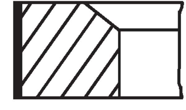 MAHLE ORIGINAL Kolbenringsatz 221882 Zylinderbohrung [mm]: 88,25, Komponentennummer: 1. R2,5 IF CrK, 2. M2,0 IFU Cr, 3. DSF 2,0 Cr 
Zylinderbohrung [mm]: 88,25 1.