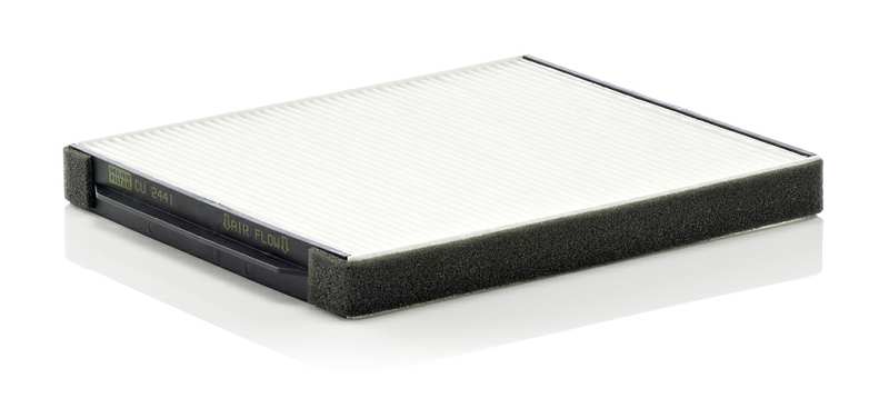 MANN-FILTER Innenraumluftfilter 303909/1 Filterausführung: Partikelfilter, Länge [mm]: 236, Breite [mm]: 201, Höhe [mm]: 25 
Filterausführung: Partikelfilter, EU-Produktsicherheitsverordnung (GPSR): IEC 60417-6183 mechanisches Fachwissen erforderlich, Einbauposition: hinter dem Handschuhfach, Einbauzeit [min]: 30, Länge [mm]: 236, Breite [mm]: 201, Höhe [mm]: 25