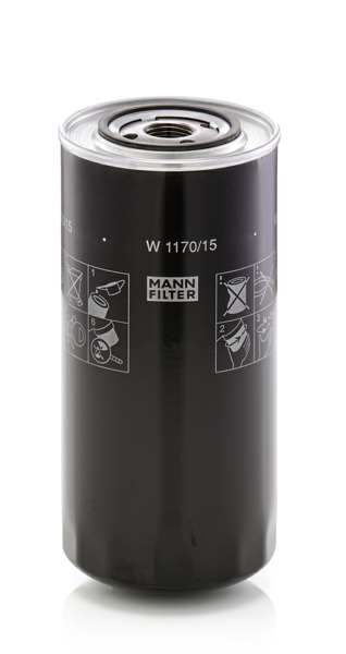 MANN-FILTER Ölfilter 81109/1 Innendurchmesser 1: 63 mm, Innendurchmesser 2: 72 mm, Außendurchmesser: 108 mm, Höhe: 227 mm, Gewindegröße: 1-12 UNF, Bypassventil Öffnungsdruck: 2,5 bar, mit einem Umkehrschlossventil
Filterausführung: Anschraubfilter, EU-Produktsicherheitsverordnung (GPSR): IEC 60417-6183 mechanisches Fachwissen erforderlich, Artikelnummer des empfohlenen Spezialwerkzeuges: LS 11, Höhe [mm]: 227, Gewindemaß: 1-12 UNF, Außendurchmesser [mm]: 108, Ergänzungsartikel/Ergänzende Info 2: mit einem Rücklaufsperrvent