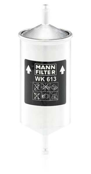 MANN-FILTER Kraftstofffilter 81458/1 Höhe [mm]: 138, Außendurchmesser [mm]: 55, Einlass-O [mm]: 8, Auslass-O [mm]: 8 
Filterausführung: Leitungsfilter, EU-Produktsicherheitsverordnung (GPSR): IEC 60417-6183 mechanisches Fachwissen erforderlich, Höhe [mm]: 138, Außendurchmesser [mm]: 55, Einlassdurchmesser [mm]: 8, Auslassdurchmesser [mm]: 8