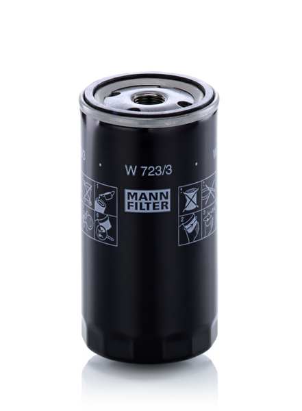 MANN-FILTER Ölfilter 81123/1 Außendurchmesser: 78, Anschlussgewinde: 3/4"-16, Höhe: 121 1.