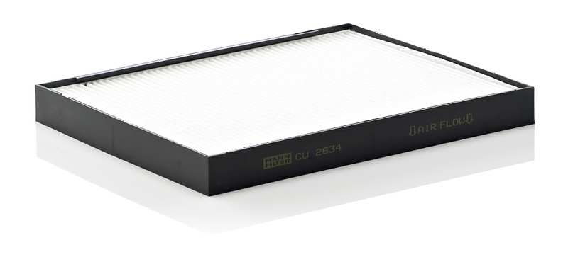 MANN-FILTER Innenraumluftfilter 84654/1 Filterausführung: Partikelfilter, Länge [mm]: 258, Breite [mm]: 203, Höhe [mm]: 25 
Filterausführung: Partikelfilter, EU-Produktsicherheitsverordnung (GPSR): IEC 60417-6183 mechanisches Fachwissen erforderlich, Einbauposition: hinter dem Handschuhfach, Einbauzeit [min]: 18, Länge [mm]: 258, Breite [mm]: 203, Höhe [mm]: 25