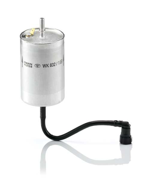 MANN-FILTER Kraftstofffilter 84387/1 Höhe [mm]: 167, Außendurchmesser [mm]: 75, Einlass-O [mm]: 8, Auslass-O [mm]: 7,9 
Filterausführung: Leitungsfilter, EU-Produktsicherheitsverordnung (GPSR): IEC 60417-6183 mechanisches Fachwissen erforderlich, Höhe [mm]: 167, Außendurchmesser [mm]: 75, Einlassdurchmesser [mm]: 8, Auslassdurchmesser [mm]: 8