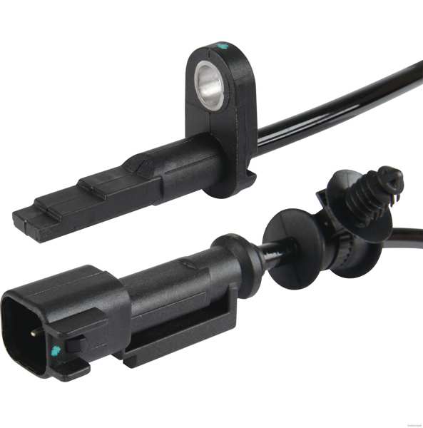 ELPARTS Raddrehzahlsensor 11354459 Kabellänge [mm]: 790, Farbe: schwarz, Anzahl der Steckkontakte: 2, Einbauposition: Vorderachse 1.