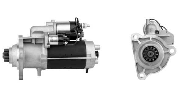 MAHLE ORIGINAL Starter 10241442 Spannung [V]: 24, Starterleistung [kW]: 5,5, Zähnezahl: 12, Flanschdurchmesser [mm]: 92, Befestigungswinkel [Grad]: 80,5, Anzahl der Befestigungsbohrungen: 3, Durchmesser der Befestigungspunkte [mm]: 146, Bohrungsdurchmesser 1 [mm]: 13,5, Drehrichtung: Drehrichtung im Uhrzeigersinn, für Schwungradtiefe [mm]: 51, Zahnteilung [mm]: 14,66, Getriebeart: mit Reduktionsgetriebe 1.