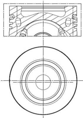 MAHLE ORIGINAL Kolben, Steuerkettenspanner 11170228 1 dB
Zylinderbohrung [mm]: 81,50, Länge [mm]: 68,8, Kompressionshöhe [mm]: 45,8, Bolzenlänge [mm]: 66, Bolzendurchmesser [mm]: 26, Muldentiefe 1 [mm]: 12,85, Muldendurchmesser [mm]: 50,9, mechanisch bearbeitet: mit Aussparung/Ausschnitt für Öldüse, Oberfläche: beschichtet, Ergänzungsartikel/Ergänzende Info 2: mit Kolbenringträger, mit Kühlkanal, Feuersteghöhe [mm]: 12, Produktionsnummer: 81 L 177 1.
