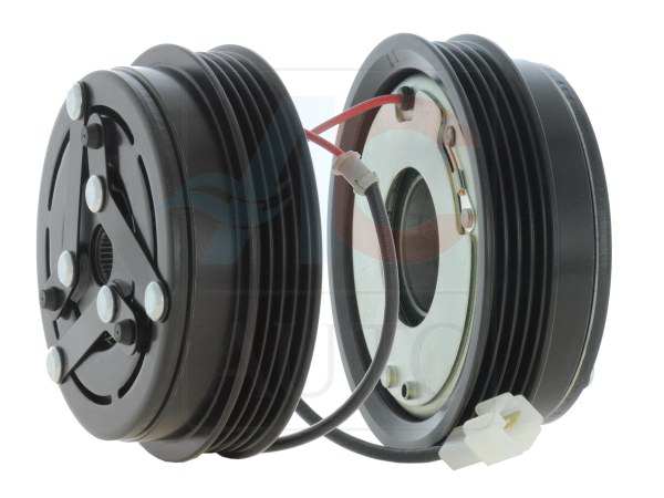 ACAUTO Klimakompressor Magnetkupplung 11429745 Herstellereinschränkung: DELPHI. Kompressorkennung: SP10. Durchmesser 1/2 [mm]: 111. 107. Raddurchmesser für Lager [mm]: 35. 52. Drucklagerhöhe [mm]: 20
Durchmesser 1/Durchmesser 2 [mm]: 111, 107, für Radlagerdurchmesser [mm]: 35, 52, 20, Herstellereinschränkung: DELPHI, CHEVROLET, DAEWOO, Steckerausführung-ID: CHEVROLET, OPEL, Kenngröße: V4, Kompressor-ID: SP10, Höhe Ausrücklager [mm]: 20 1.