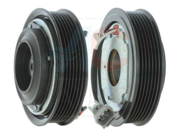 ACAUTO Klimakompressor Magnetkupplung 11429832 Herstellereinschränkung: DENSO. Kompressorkennung: 7SBH. Durchmesser 1/2 [mm]: 125. 119. Raddurchmesser für Lager [mm]: 35. 52. Drucklagerhöhe [mm]: 22
Durchmesser 1/Durchmesser 2 [mm]: 125, 119, für Radlagerdurchmesser [mm]: 35, 52, 22, Herstellereinschränkung: DENSO, CHRYSLER, Steckerausführung-ID: FIAT, Kenngröße: V6, Kompressor-ID: 7SBH, Höhe Ausrücklager [mm]: 22 1.