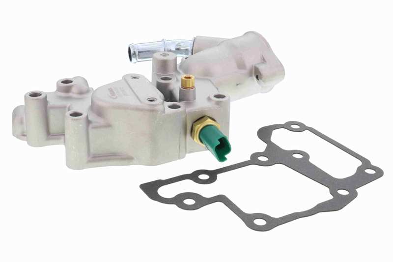 VEMO Thermostatgehäuse 10475600 Ergänzungsartikel/Ergänzende Info: ohne Dichtung, Material: Metall, Ergänzungsartikel/Ergänzende Info 2: mit Sensor 1.