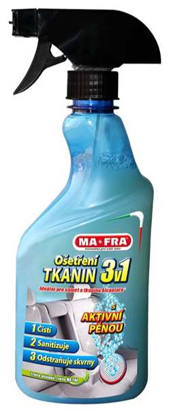 MA-FRA Polsterreiniger 11435787 Textilpflege 3-in-1 Aktivschaum, 500ml. Reinigt und schützt alle Stoffe, erneuert und frischt den Innenraum auf. Beseitigt unangenehme Gerüche und Nikotinablagerungen.
Kann aus Gründen der Qualitätssicherung nicht zurückgenommen werden!