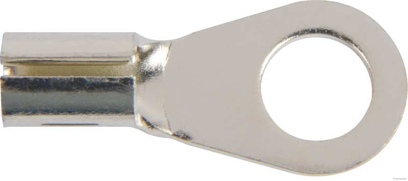 ELPARTS Leitungsverbinder 10738100 50 Stk je Packung
Steckerausführung: Ringverbinder, DIN/ISO: 46211 A, Querschnitt [mm2] von: 2,5, Querschnitt [mm2] bis: 6, Kenngröße: 6 x 3,4, Bohrung-O [mm]: 6,5, Länge 1 [mm]: 19, Länge 2 [mm]: 8,2, Breite [mm]: 11, Dicke/Stärke [mm]: 1, Oberfläche: feuerverzinnt, Material: Messing 1.