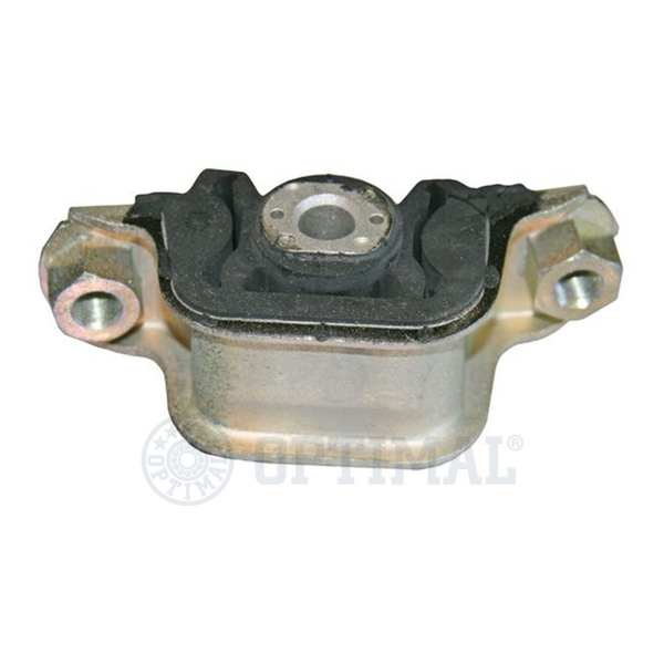 OPTIMAL Lagerung, Motor 20876 Einbauposition: hinten links, Material: Gummi/Metall, Abstand der Befestigungsbohrungen [mm]: 134,5