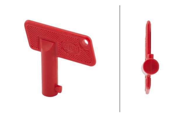 HELLA Schlüssel 397266/2 Spannung [V]: 12, 24, Farbe: rot, Ergänzungsartikel/Ergänzende Info 2: ohne Kappe, Montage/Demontage durch Fachpersonal erforderlich!: