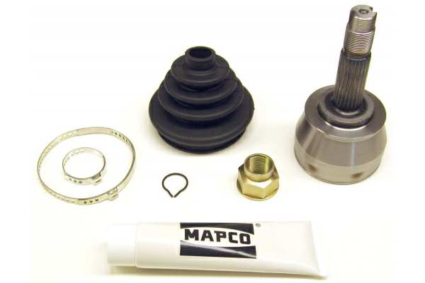 MAPCO Halbachsgelenk 10124420 Set
Einbauseite: radseitig, Außenverzahnung Radseite: 22, Innenverzahnung Radseite: 20, Dichtringdurchmesser [mm]: 46,9, Außendurchmesser [mm]: 72,3