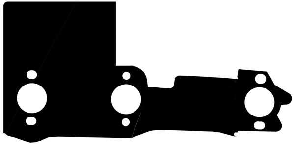 AJUSA Abgasleitungsdichtung 803607 Mehrschichtiger, Metalleinfüge