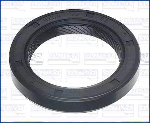 AJUSA Wellendichtring, Ölpumpe 810036 Höhe [mm]: 6, Innendurchmesser [mm]: 25, Außendurchmesser [mm]: 35, Material: FPM (Fluor-Kautschuk), Drallart: Rechtsdrall, Staubschutz: mit Staubschutzlippe 1.