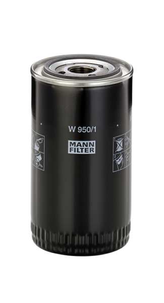 MANN-FILTER Ölfilter 81146/1 Innendurchmesser 1: 62 mm, Innendurchmesser 2: 71 mm, Außendurchmesser: 93 mm, Höhe: 170 mm, Gewindegröße: 1-12 UNF, Bypassventil Öffnungsdruck: 1,2 bar, mit einem erneuten Fließventil 1.