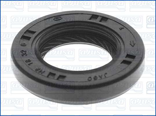 AJUSA Wellendichtring, Ölpumpe 810656 Dicke/Stärke [mm]: 6, Material: ACM (Polyacryl-Kautschuk), Bauart Radialwellendichtring: 827SRD, Drehrichtung: Drehrichtung im Uhrzeigersinn